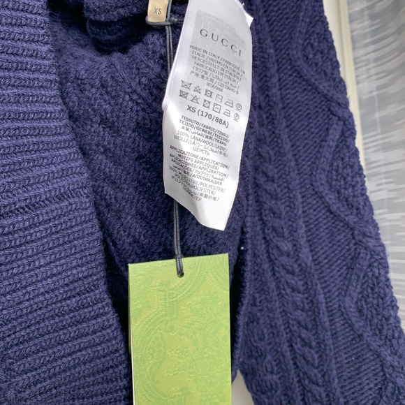 Gucci Navy Knit Sweater - Picture 5 of 10